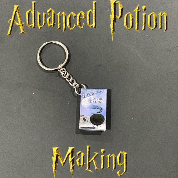 Wizarding World Of Harry Potter Accessories - Advanced Potion Making Keychain – Blue Edition Mini Replica
